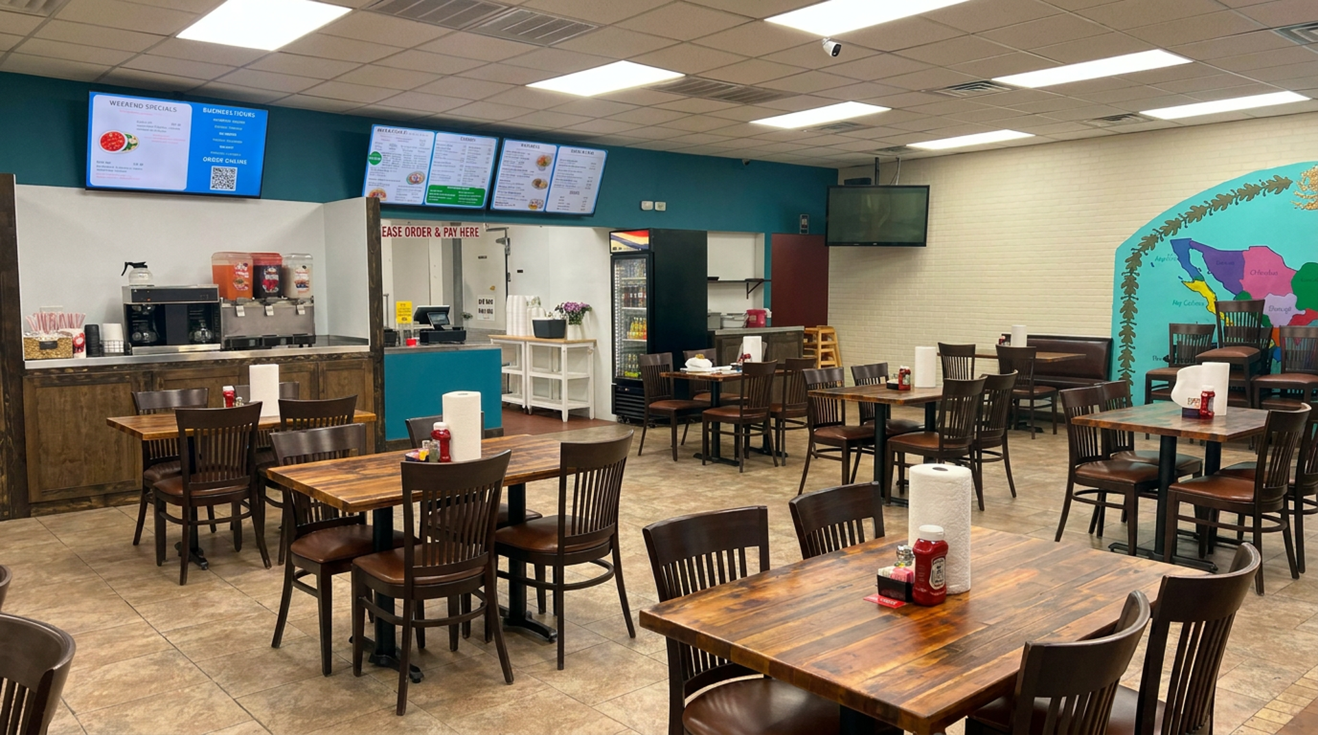A dining room that feels like home