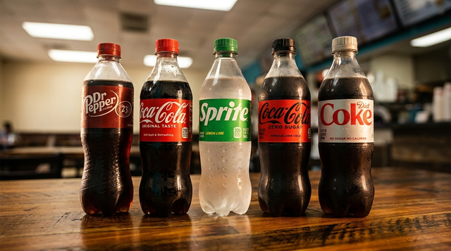 Bottled Sodas.
