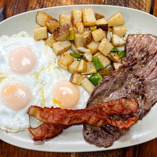Steak and Eggs Plate